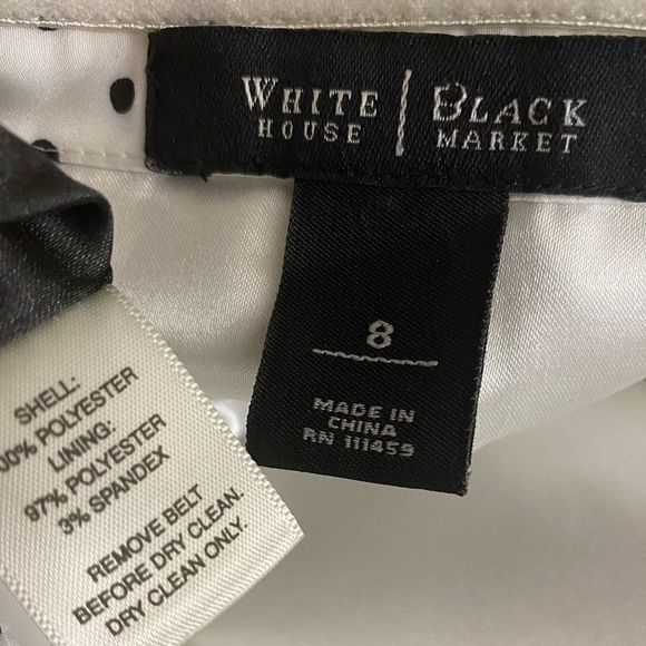 White House Black Market strapless polka dot dress - Picture 5 of 5